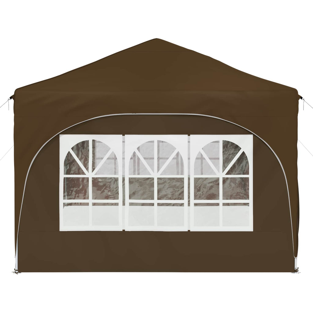 Tenda per feste a pop-up 575 x 288 x 245 cm Tortora