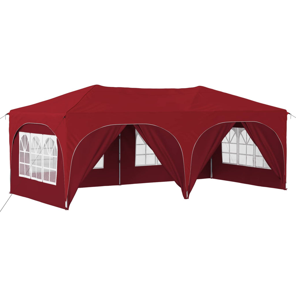 Tenda per feste a pop-up 575 x 288 x 245 cm Borgogna