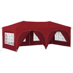 Tenda per feste a pop-up 575 x 288 x 245 cm Borgogna