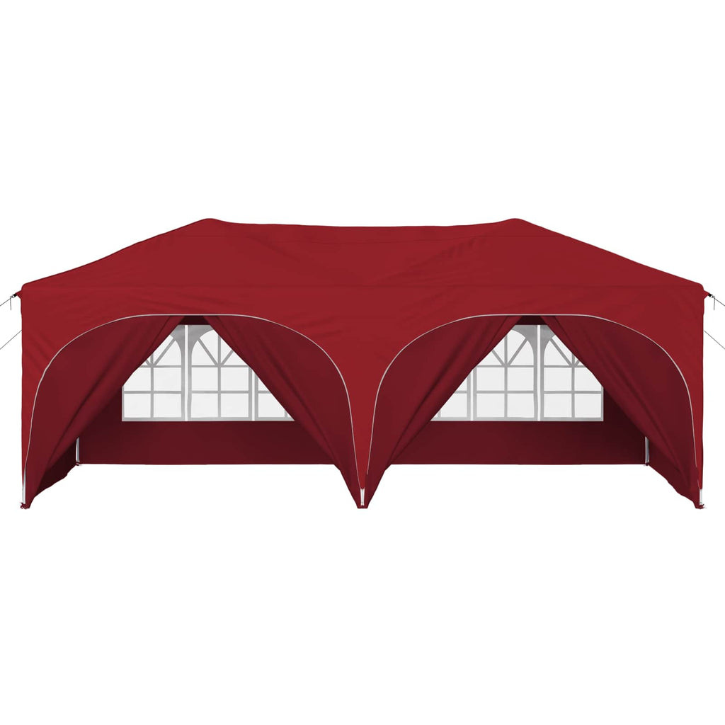 Tenda per feste a pop-up 575 x 288 x 245 cm Borgogna