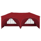 Tenda per feste a pop-up 575 x 288 x 245 cm Borgogna
