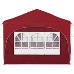 Tenda per feste a pop-up 575 x 288 x 245 cm Borgogna
