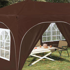 Tenda per feste a pop-up 575 x 288 x 245 cm Marrone
