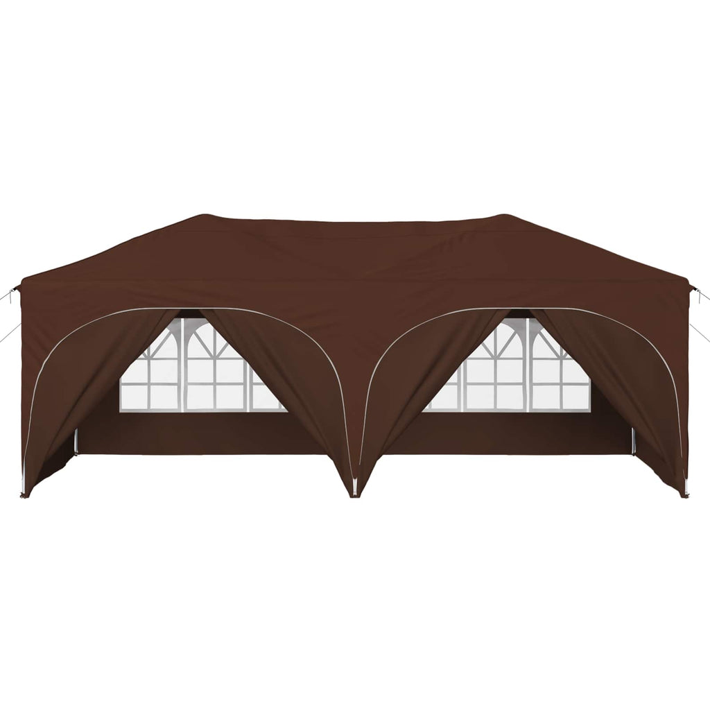 Tenda per feste a pop-up 575 x 288 x 245 cm Marrone