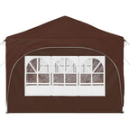 Tenda per feste a pop-up 575 x 288 x 245 cm Marrone