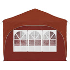 Tenda per feste a pop-up 575 x 288 x 245 cm Terracotta