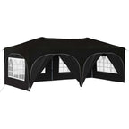 Tenda per feste a pop-up 575 x 288 x 245 cm Nero Tessuto Oxford