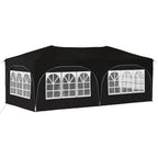 Tenda per feste a pop-up 575 x 288 x 245 cm Nero Tessuto Oxford