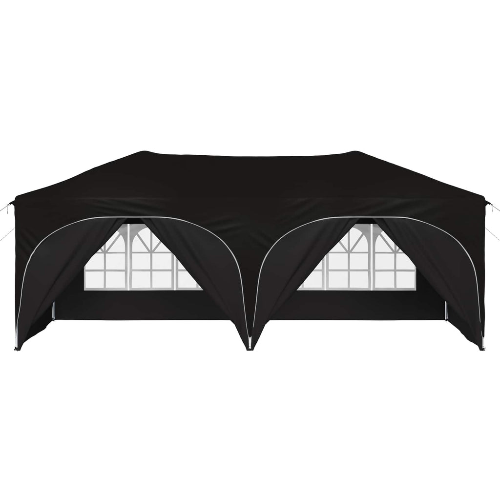 Tenda per feste a pop-up 575 x 288 x 245 cm Nero Tessuto Oxford