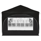 Tenda per feste a pop-up 575 x 288 x 245 cm Nero Tessuto Oxford