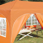 Tenda per feste a pop-up 575 x 288 x 245 cm Arancione
