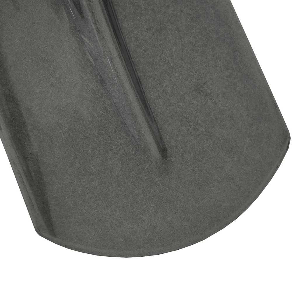 Testa di Pala Argento 33 x 21 cm Acciaio verniciato a polvere