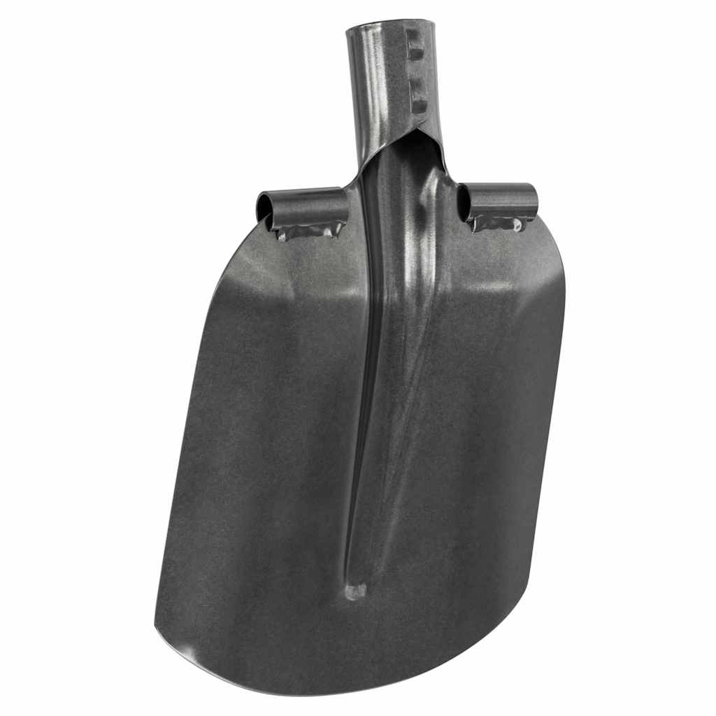 Testa di Pala Argento 33 x 21 cm Acciaio verniciato a polvere