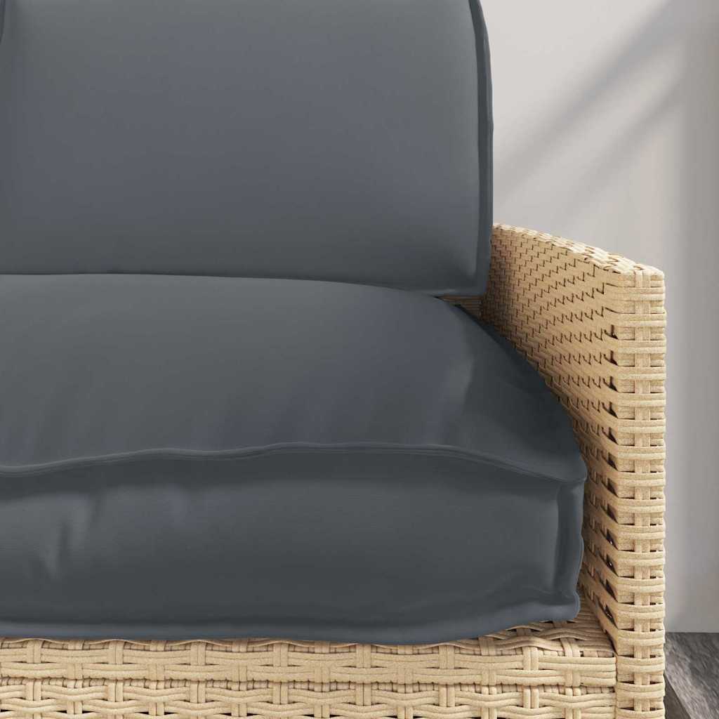 Set di Cuscini 3 pcs Antracite Tessuto Oxford