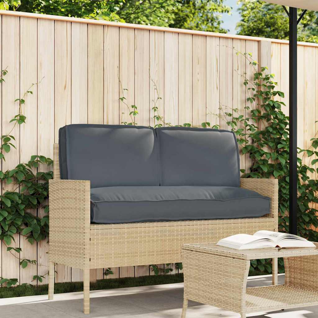 Set di Cuscini 3 pcs Antracite Tessuto Oxford