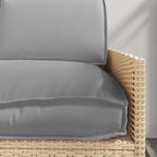 Set di Cuscini 3 pcs Grigio Tessuto Oxford