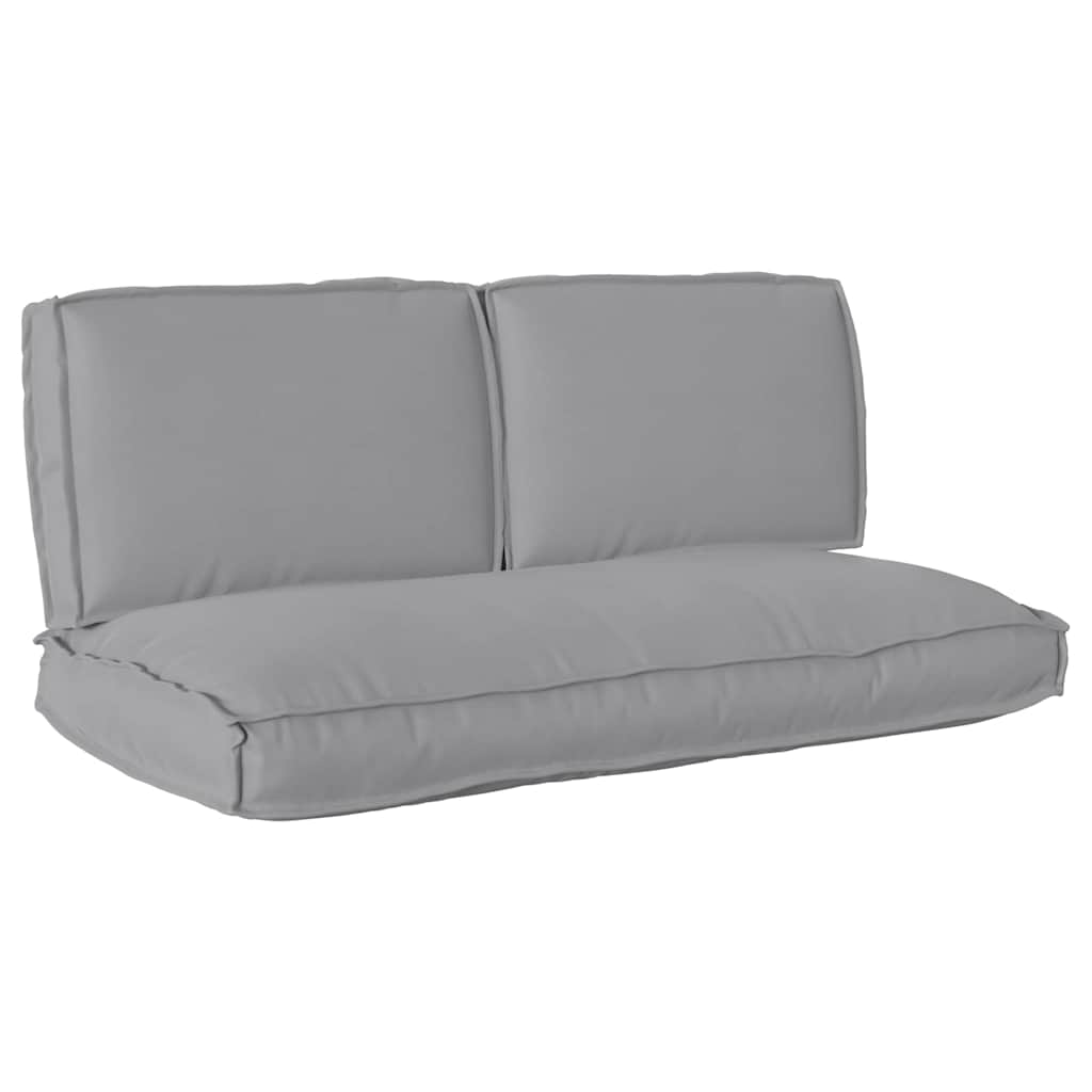 Set di Cuscini 3 pcs Grigio Tessuto Oxford