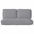 Set di Cuscini 3 pcs Grigio Tessuto Oxford