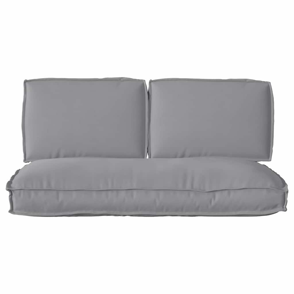 Set di Cuscini 3 pcs Grigio Tessuto Oxford