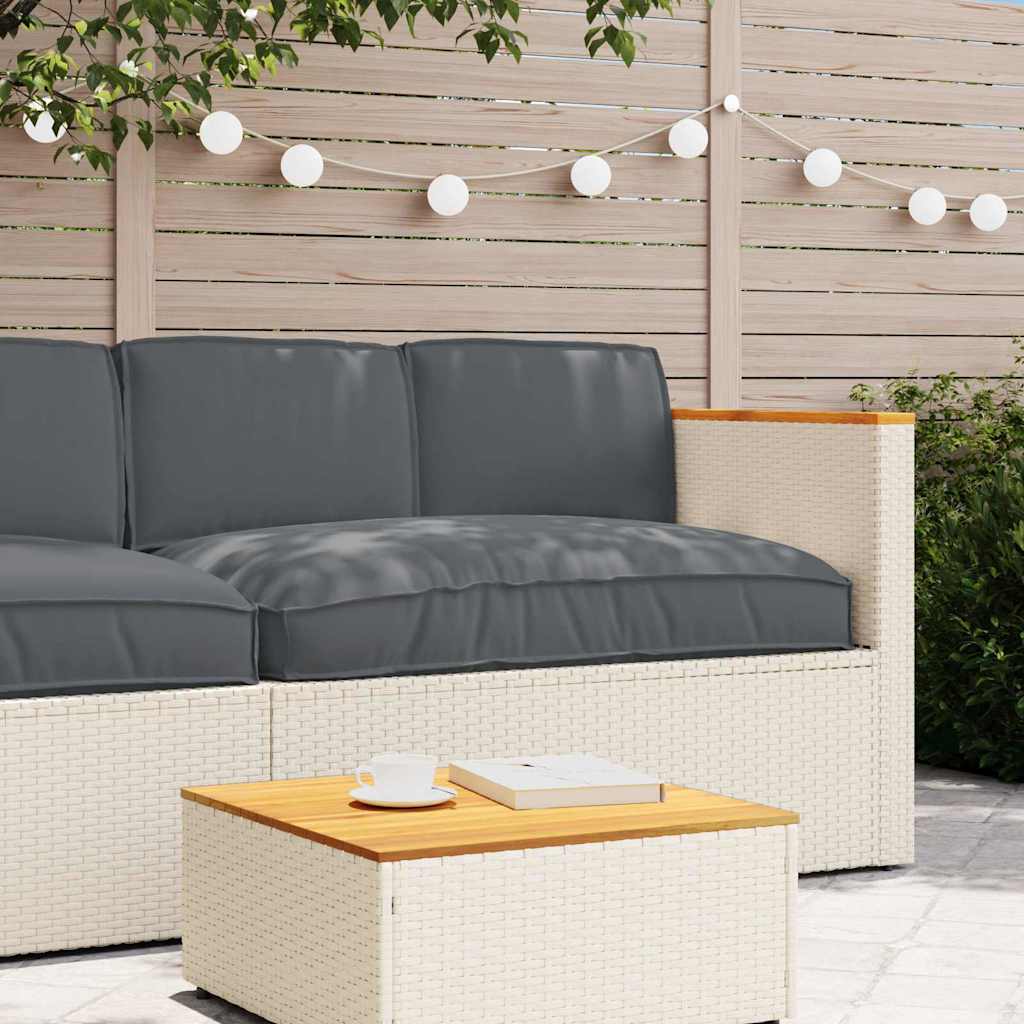 Set di Cuscini 3 pcs Antracite Tessuto Oxford