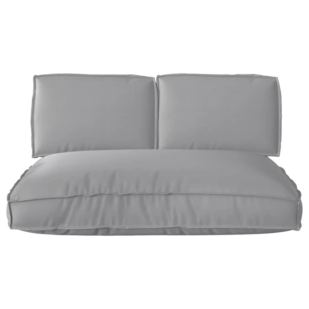 Set di Cuscini 3 pcs Grigio Tessuto Oxford