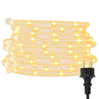 Luce a corda con 2400 LED Bianco caldo 100 m PVC