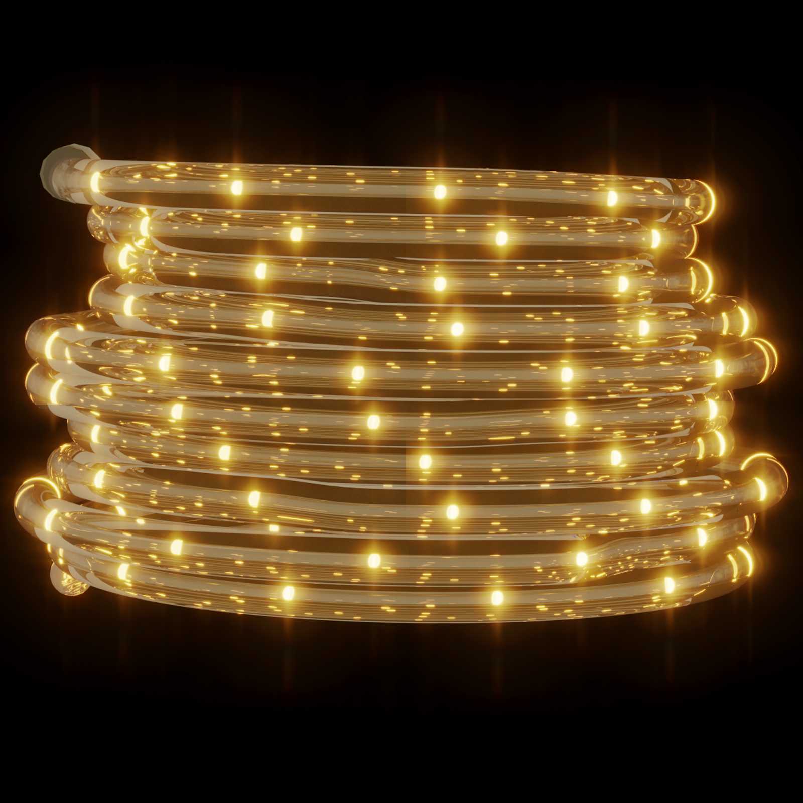 Luce a corda con 2400 LED Bianco caldo 100 m PVC