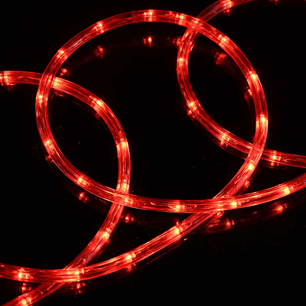 Luce a corda con 2400 LED Rosso 100 m PVC