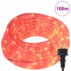 Luce a corda con 2400 LED Rosso 100 m PVC