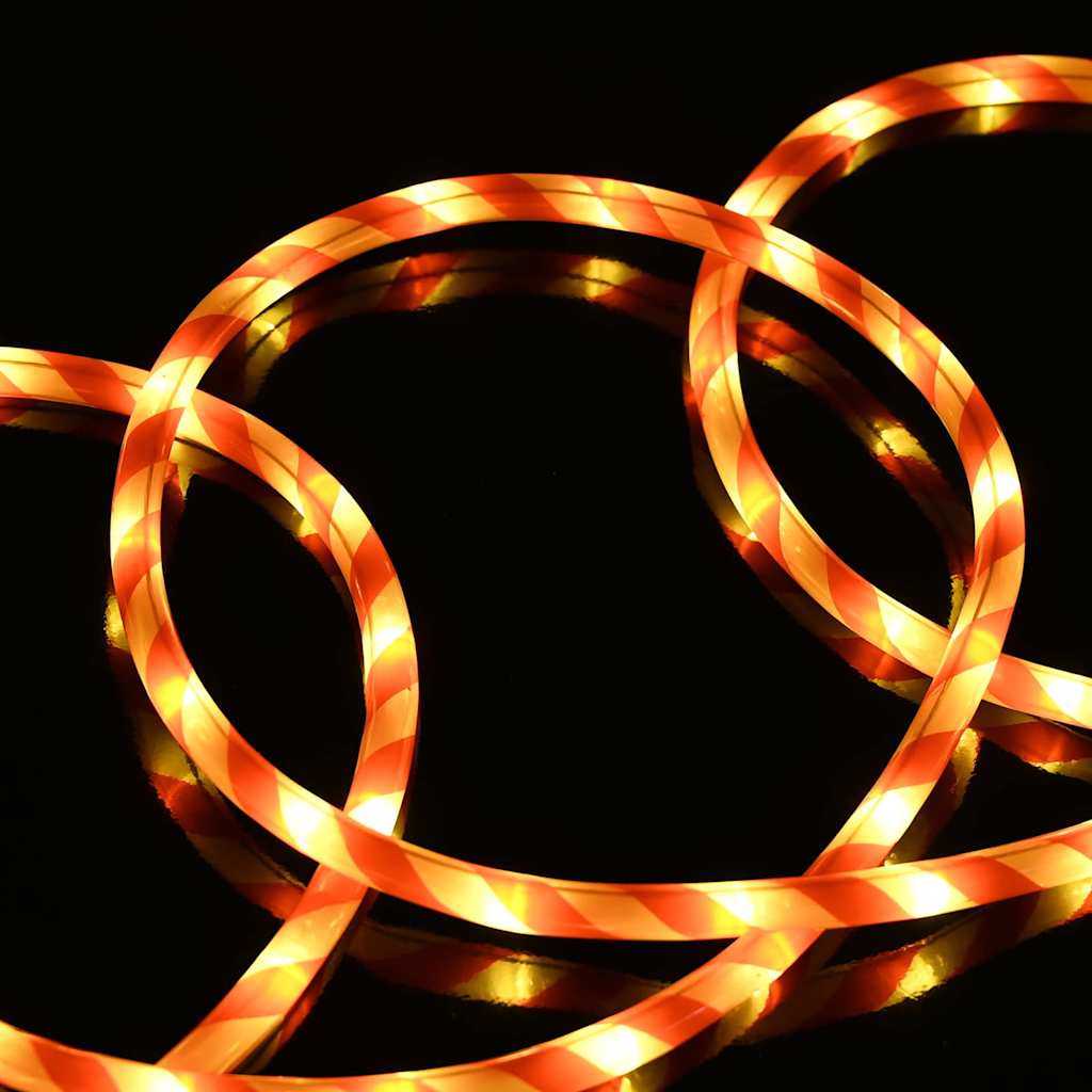 Luce a corda con 120 LED Bianco caldo 5 m PVC