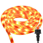 Luce a corda con 2400 LED Bianco caldo 100 m PVC