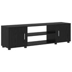 Set mobile TV 4 pcs Rovere Nero Legno multistrato