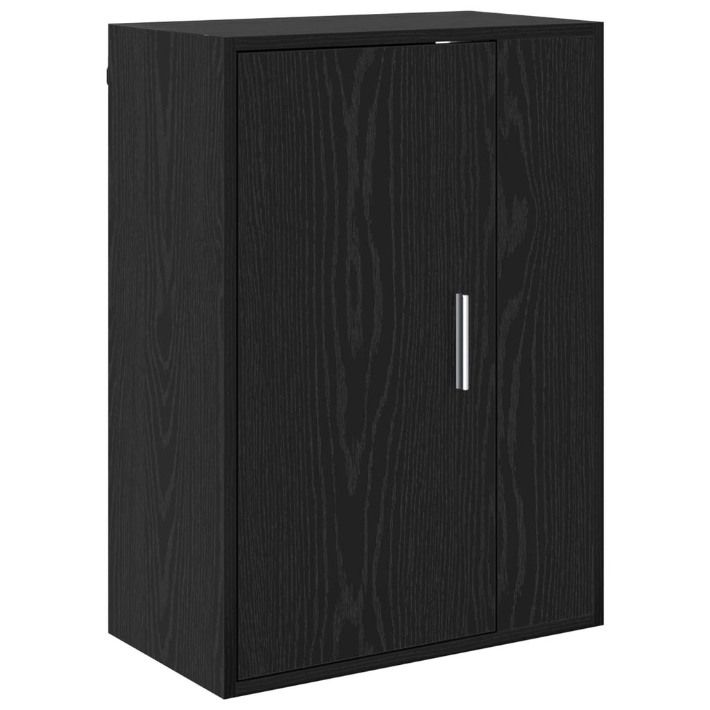 Set mobile TV 4 pcs Rovere Nero Legno multistrato