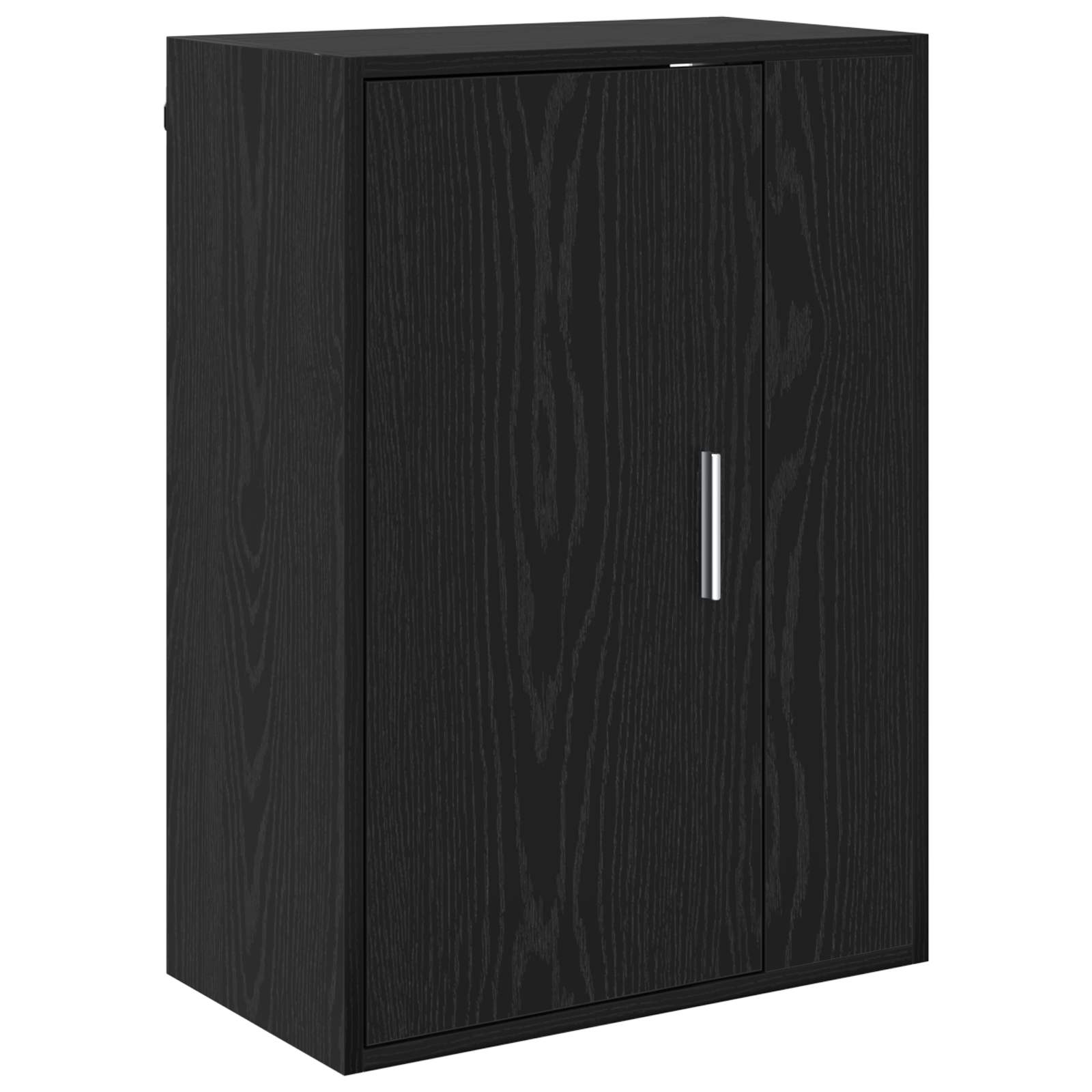 Set mobile TV 4 pcs Rovere Nero Legno multistrato