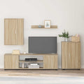 Set mobile TV 4 pcs Rovere Sonoma Legno multistrato