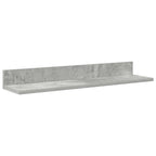 Set mobile TV 4 pcs Grigio cemento Legno multistrato