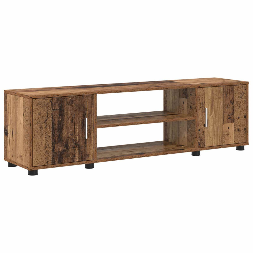 Set mobile TV 4 pcs Legno vecchio Legno multistrato