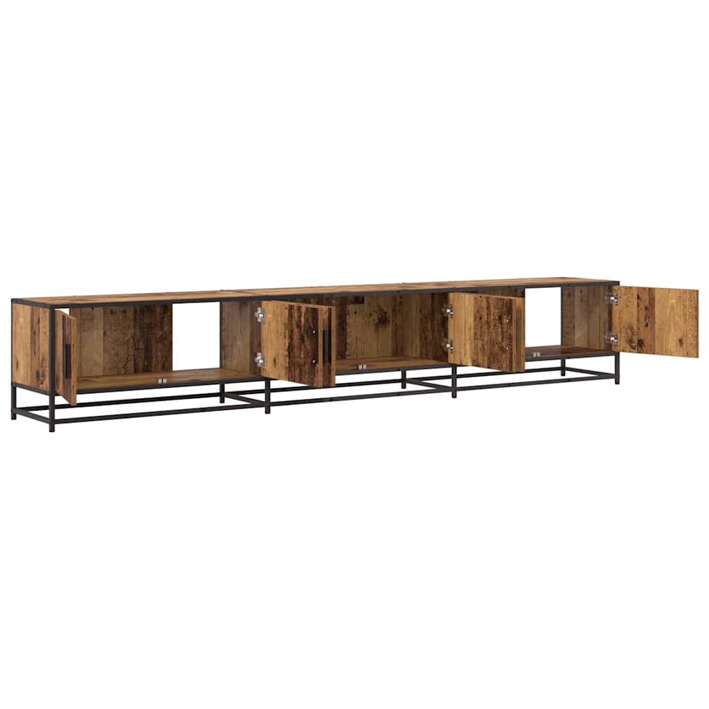 Unità TV 2 pcs Legno vecchio 240 x 35 x 41 cm Legno multistrato