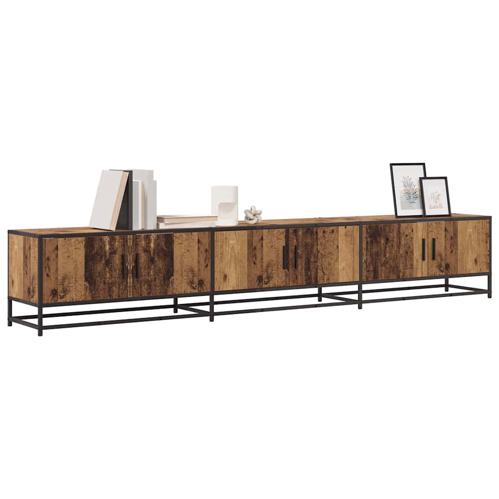 Unità TV 2 pcs Legno vecchio 240 x 35 x 41 cm Legno multistrato