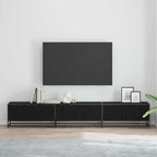 Unità TV 2 pcs Rovere Nero 240 x 35 x 41 cm Legno multistrato