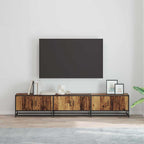 Unità TV 2 pcs Legno vecchio 210 x 35 x 41 cm Legno multistrato