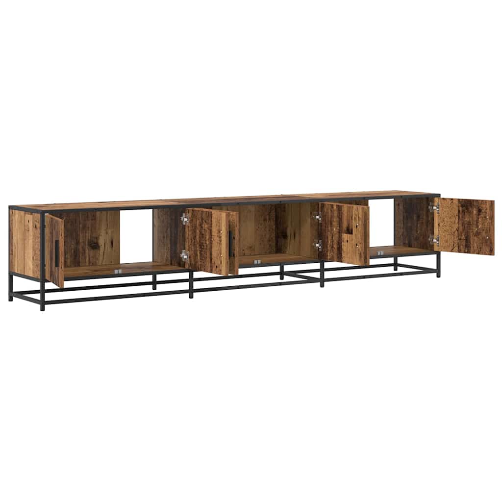 Unità TV 2 pcs Legno vecchio 210 x 35 x 41 cm Legno multistrato