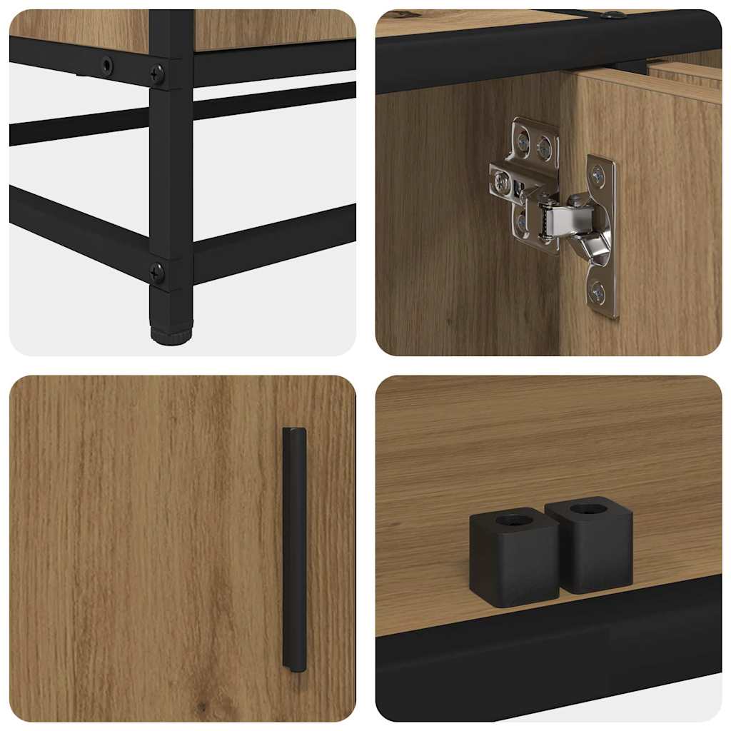 Unità TV 2 pcs Rovere artigianale 210 x 35 x 41 cm