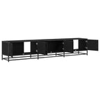 Unità TV 2 pcs Rovere Nero 210 x 35 x 41 cm Legno multistrato