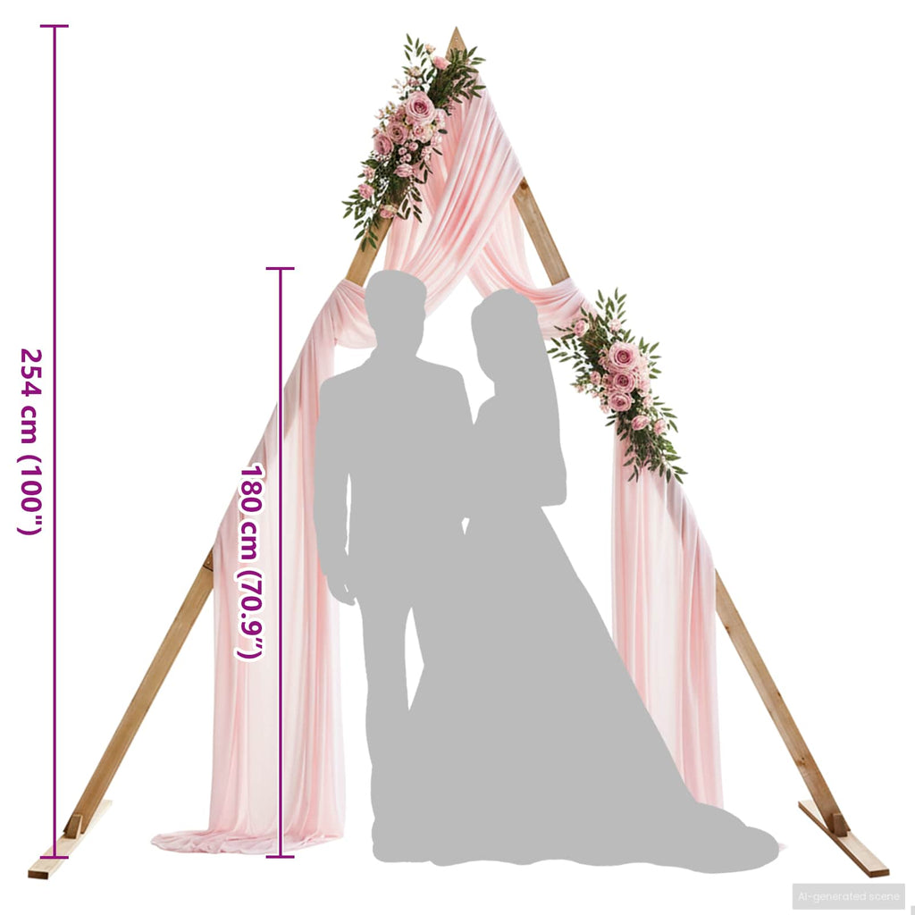 Arco Nuziale Marrone Chiaro 202 x 95 x 254 cm