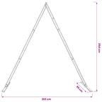 Arco Nuziale Marrone Chiaro 202 x 95 x 254 cm