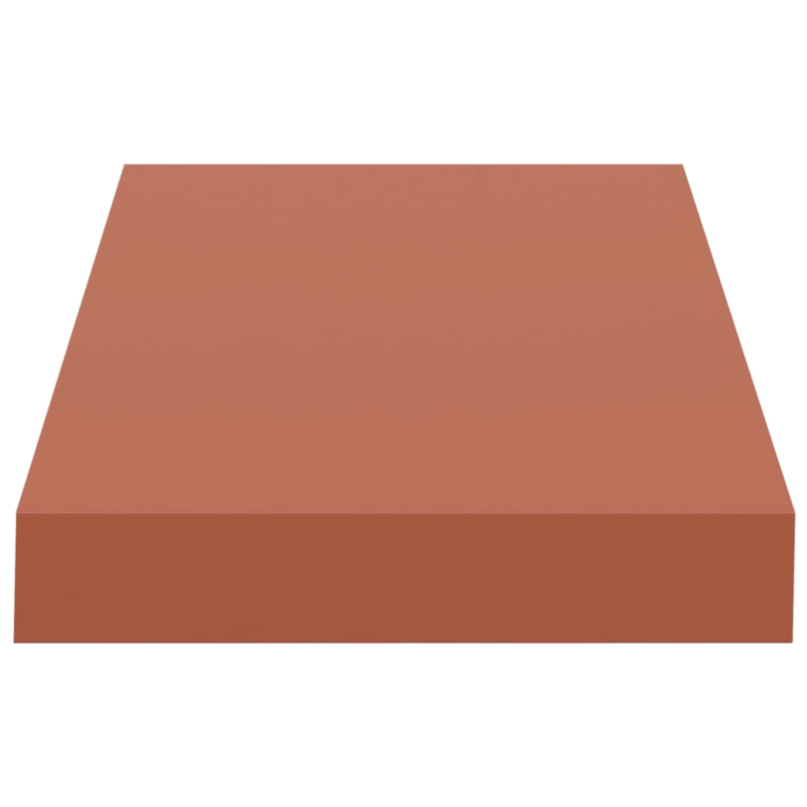 Scaffale da parete 4 pcs Rosso 50 x 23 x 4 cm Legno multistrato