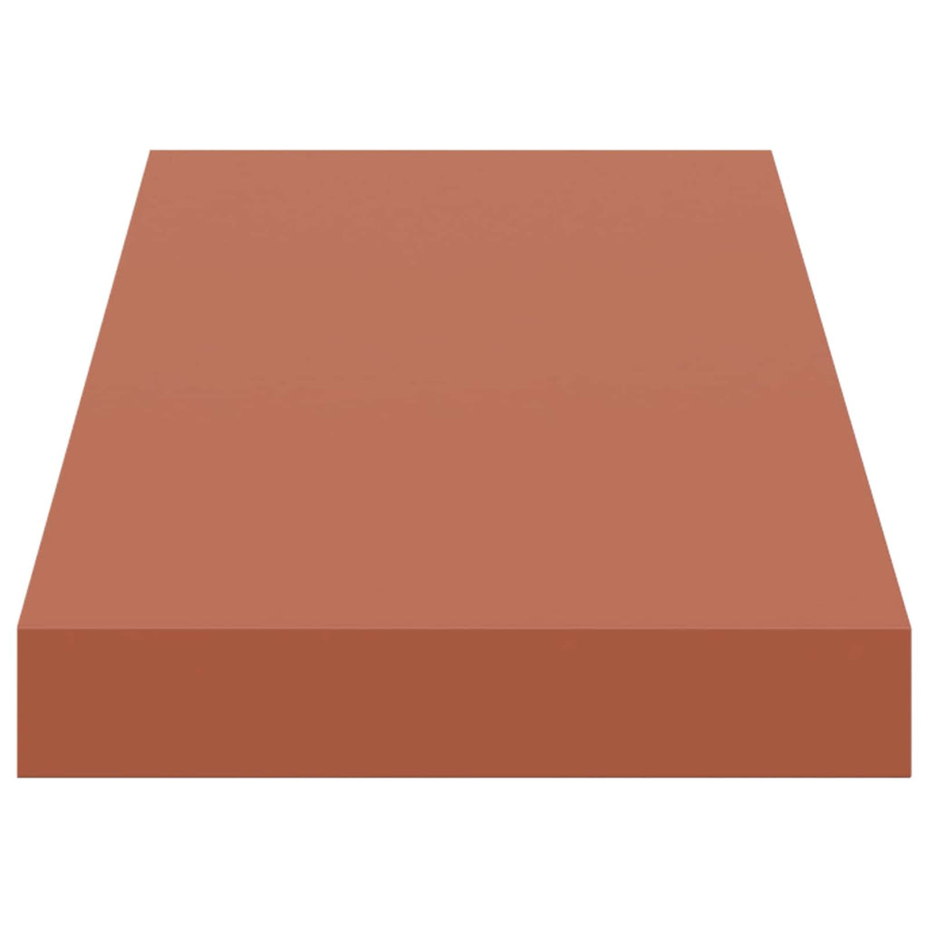 Scaffale da parete 2 pcs Rosso 60 x 23 x 4 cm Legno multistrato