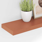 Scaffale da parete Rosso 80 x 23,5 x 4 cm Legno multistrato