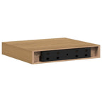 Scaffale da parete 2 pcs Marrone 23 x 23,5 x 4 cm